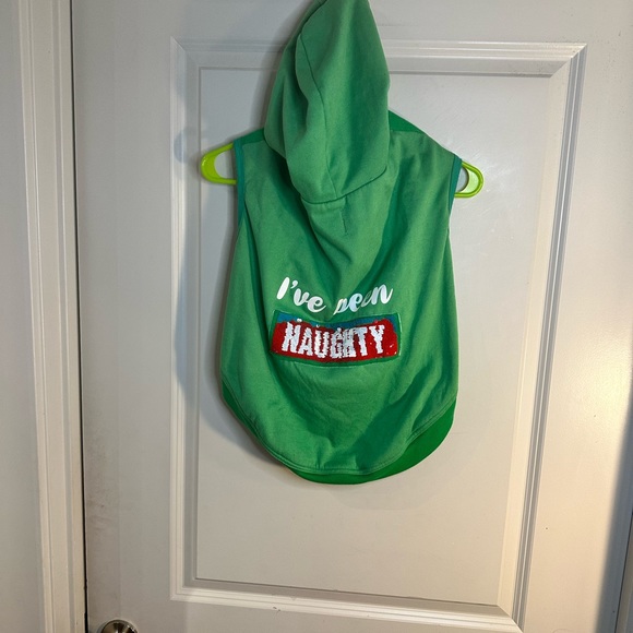 Wondershop  Large Dog/ Cat Flip Hooded Sequin Holiday/ Christmas Jacket - Picture 7 of 8